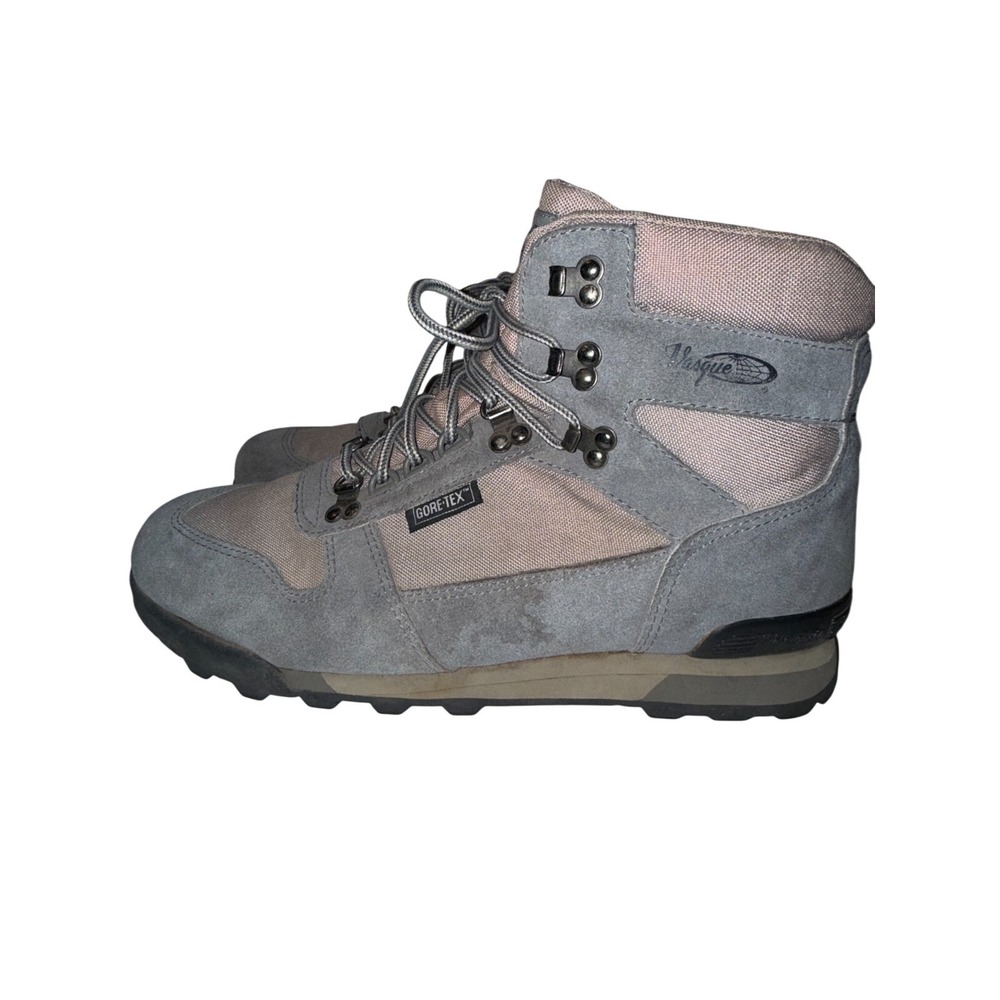 Vasque 7566 Women's Boots 14 Gray Brown Gore-Tex Lace Up Ankle Hiking Boots